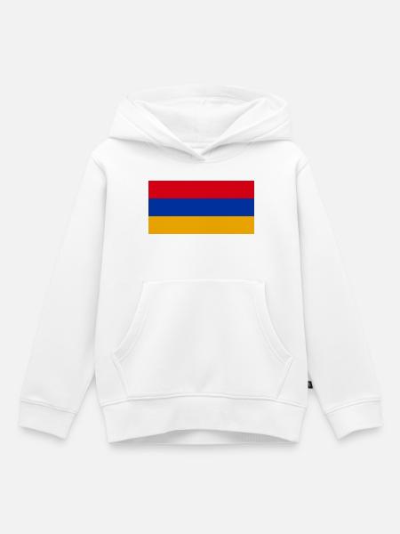 Armenien - Kinder Premium Organic Hoodie - Weiß