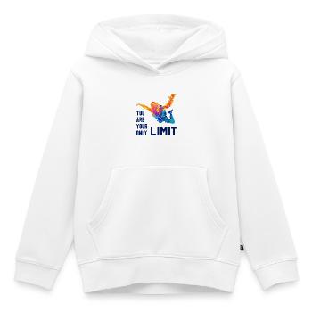 Skydive Fallschirmspringer Skydiver Freifall - Kinder Premium Organic Hoodie - Weiß - Vorne - AI Model Kid Female (0cm)