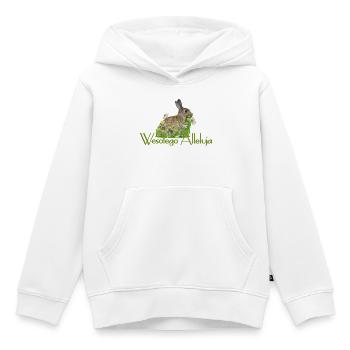 Frohe Ostern - Kinder Premium Organic Hoodie - Weiß - Vorne - AI Model Kid Female (0cm)