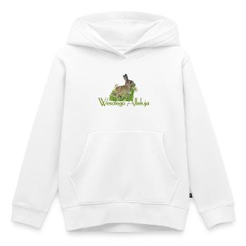 Frohe Ostern - Kinder Premium Organic Hoodie - Weiß - Vorne - AI Model Kid Female (0cm)