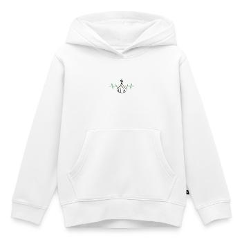 Knoblauch Pflanze - Kinder Premium Organic Hoodie - Weiß - Vorne - AI Model Kid Female (0cm)
