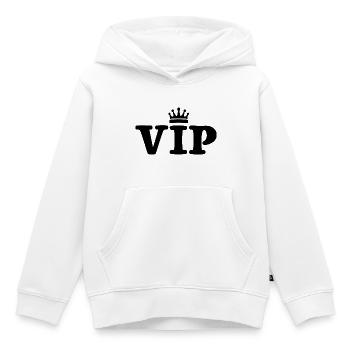VIP - Kinder Premium Organic Hoodie - Weiß - Vorne - AI Model Kid Female (0cm)