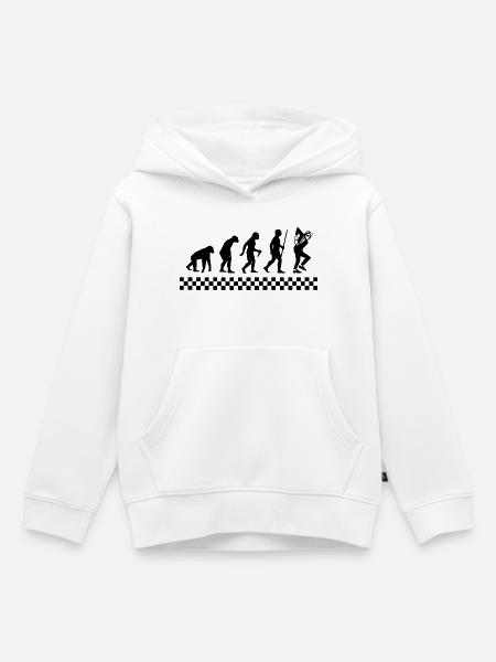 Entwicklung von Ska - Kinder Premium Organic Hoodie - Weiß
