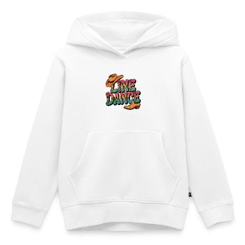 Line Dance mein Hobby - meine Passion - mein Ding - Kinder Premium Organic Hoodie - Weiß - Vorne - AI Model Kid Female (0cm)