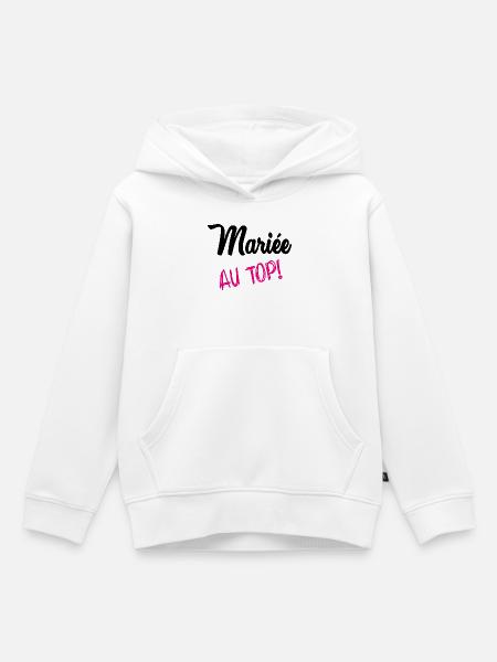 HEIRAT - Kinder Premium Organic Hoodie - Weiß