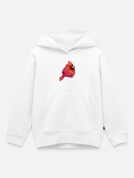 Süsser Vogel - Kinder Premium Organic Hoodie - Weiß