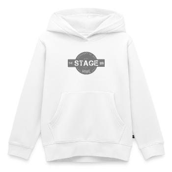 extrovertiert Mittelpunkt - Kinder Premium Organic Hoodie - Weiß - Vorne - AI Model Kid Female (0cm)