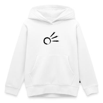 Komet Symbol Schweifstern Astrologie Astronomie - Kinder Premium Organic Hoodie - Weiß - Vorne - AI Model Kid Female (0cm)