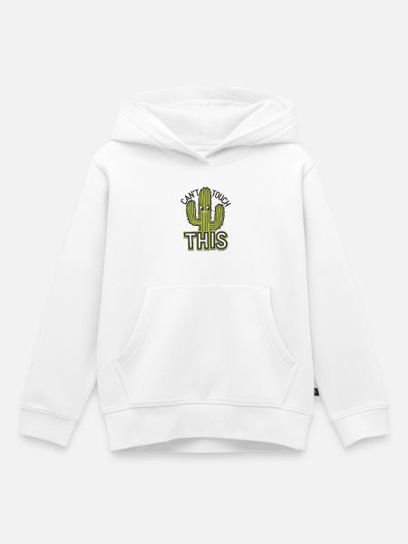Kann das nicht anfassen - Kinder Premium Organic Hoodie - Weiß