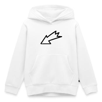 Pfeil - Pfeil - Kinder Premium Organic Hoodie - Weiß - Vorne - AI Model Kid Female (0cm)