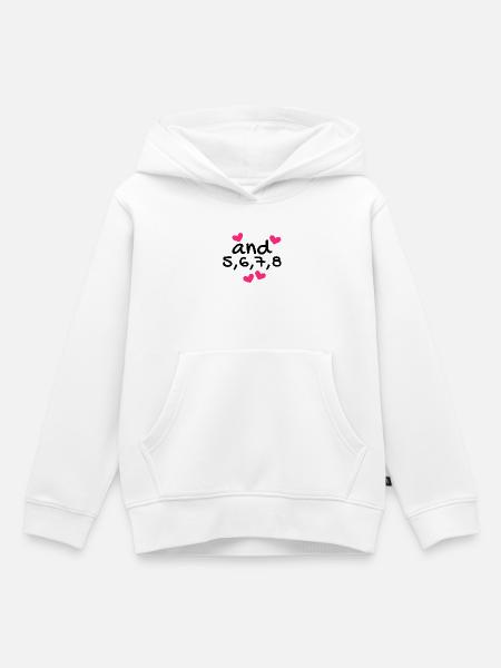 Tanzen Tanz Tanzkurs Rhythmus - Kinder Premium Organic Hoodie - Weiß