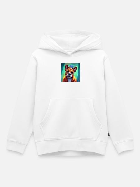 Liebe mich zärtlich - Kinder Premium Organic Hoodie - Weiß
