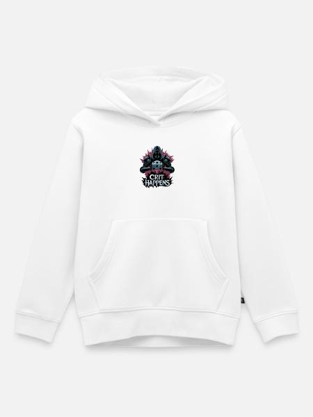Kritisches Kriterium passiert - Kinder Premium Organic Hoodie - Weiß