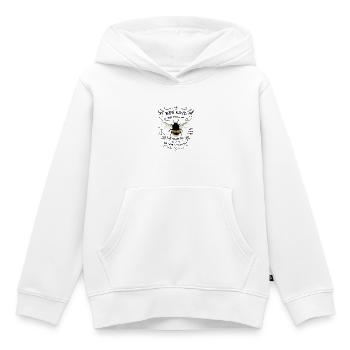 Bee Beautyful - Kinder Premium Organic Hoodie - Weiß - Vorne - AI Model Kid Female (0cm)