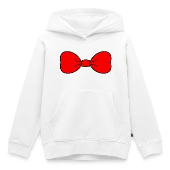 KNOTEN. KRAWATTE - Kinder Premium Organic Hoodie - Weiß - Vorne - AI Model Kid Female (0cm)