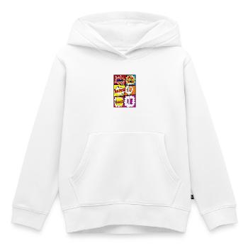 Comicstrip Comic-Strip Comic - Kinder Premium Organic Hoodie - Weiß - Vorne - AI Model Kid Female (0cm)