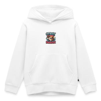 Otterly Fantastic - Kids Premium Organic Hoodie - white - Front - AI Model Kid Female (0cm)
