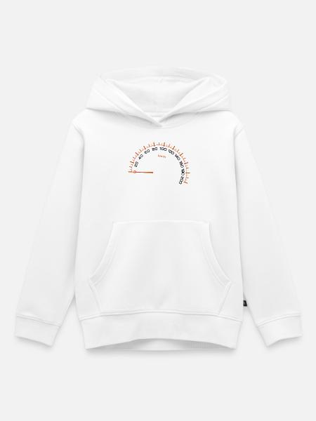 Meter - Kinder Premium Organic Hoodie - Weiß