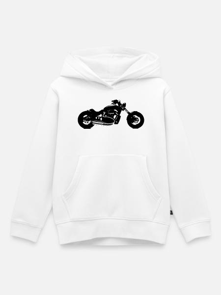 Hubschrauber - Kinder Premium Organic Hoodie - Weiß