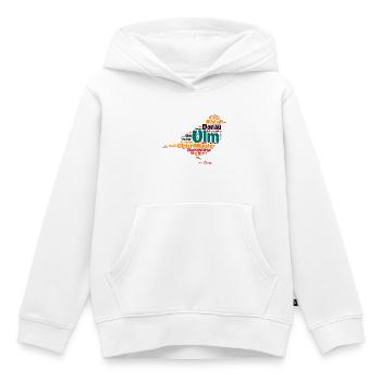Ulmer Spatz - Kinder Premium Organic Hoodie - Weiß - Vorne - AI Model Kid Female (0cm)