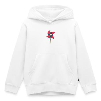 Windrad  - Kinder Premium Organic Hoodie - Weiß - Vorne - AI Model Kid Female (0cm)