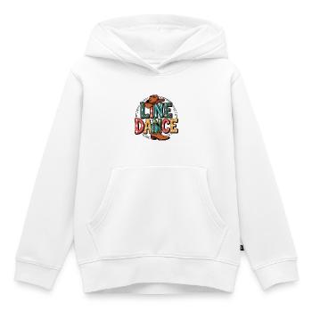 Line Dance mein Hobby - meine Passion - mein Ding - Kinder Premium Organic Hoodie - Weiß - Vorne - AI Model Kid Female (0cm)