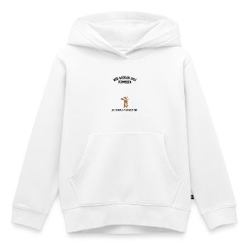 Wir werden dich Vermissen beste Team Abschied - Kinder Premium Organic Hoodie - Weiß - Vorne - AI Model Kid Female (0cm)
