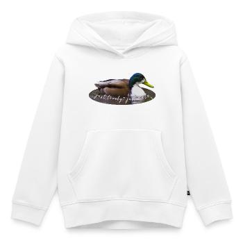 just lovely just cute - Kinder Premium Organic Hoodie - Weiß - Vorne - AI Model Kid Female (0cm)