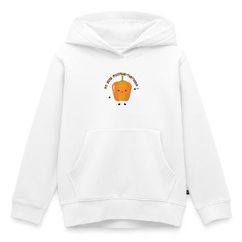 Ich bin ein tastischer Pfeffer - Kinder Premium Organic Hoodie - Weiß - Vorne - AI Model Kid Female (0cm)