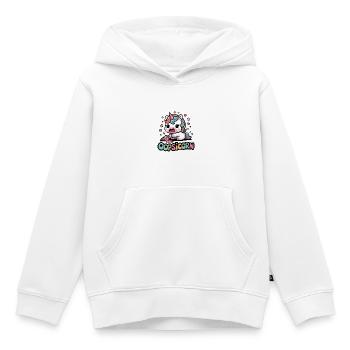 Oopsicorn - Kinder Premium Organic Hoodie - Weiß - Vorne - AI Model Kid Female (0cm)
