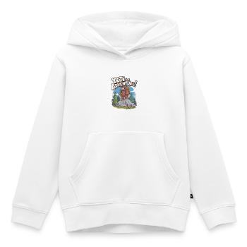 Yeti für Abenteuer - Kinder Premium Organic Hoodie - Weiß - Vorne - AI Model Kid Female (0cm)