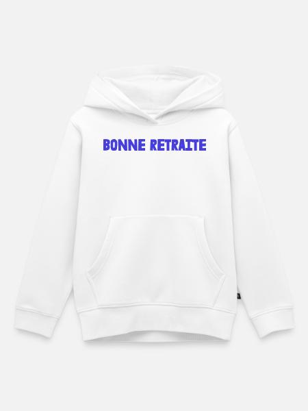RUHESTAND. RUHESTAND. PENSIONIERT. RUHESTAND - Kinder Premium Organic Hoodie - Weiß