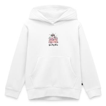 Glückseligkeit eines Spa-Tages. - Kinder Premium Organic Hoodie - Weiß - Vorne - AI Model Kid Female (0cm)