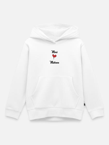 VIELEN DANK. GELIEBTE - Kinder Premium Organic Hoodie - Weiß