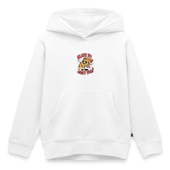 Slice, um Sie zu treffen! - Kinder Premium Organic Hoodie - Weiß - Vorne - AI Model Kid Female (0cm)