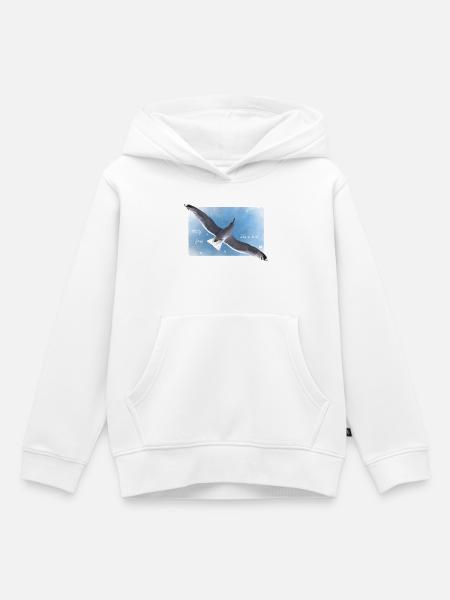 frei sein Freiheit - Kinder Premium Organic Hoodie - Weiß