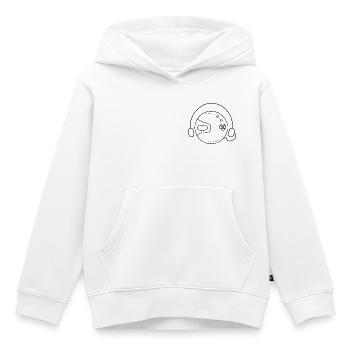 Walkman – Retro Kassettenspieler Design - Kinder Premium Organic Hoodie - Weiß - Vorne - AI Model Kid Female (0cm)