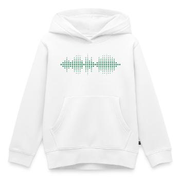 Sound Equalizer - Kinder Premium Organic Hoodie - Weiß - Vorne - AI Model Kid Female (0cm)