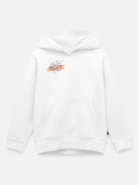 flower - Kinder Premium Organic Hoodie - Weiß