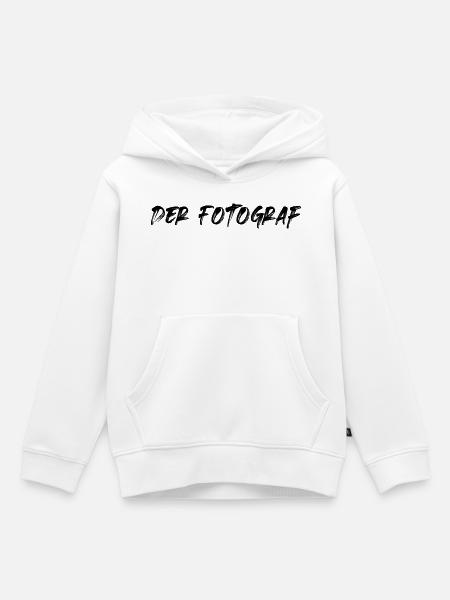 Der Fotograf - Kinder Premium Organic Hoodie - Weiß