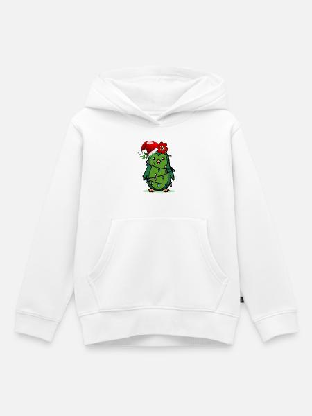 Christmas Kids Pinguin - Kinder Premium Organic Hoodie - Weiß