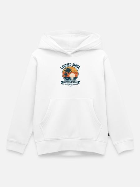 Ruhestand Strandlegende - Kinder Premium Organic Hoodie - Weiß