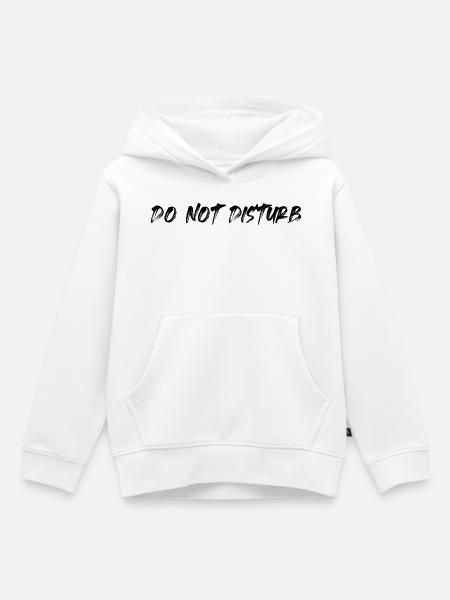 Do Not Disturb - Kinder Premium Organic Hoodie - Weiß