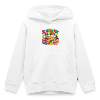 Sandkasten Expertin Kinderdesign - Kinder Premium Organic Hoodie - Weiß - Vorne - AI Model Kid Female (0cm)