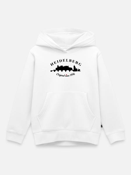 Heidelberg Retro Design - Kinder Premium Organic Hoodie - Weiß