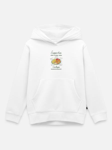 Asturischer Cachopo - Kinder Premium Organic Hoodie - Weiß