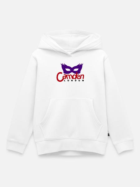 Maskerade Urban Camden - Kinder Premium Organic Hoodie - Weiß