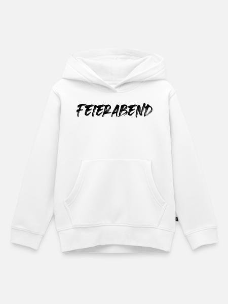 Feierabend - Kinder Premium Organic Hoodie - Weiß