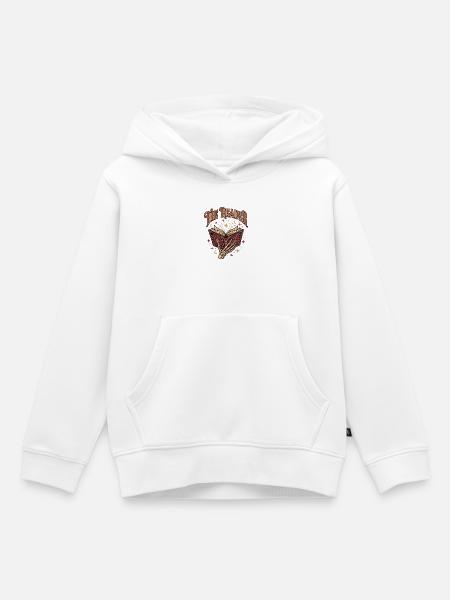 Der Leser  - Kinder Premium Organic Hoodie - Weiß