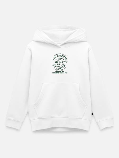 Cool Grandpas Club Golf - Kinder Premium Organic Hoodie - Weiß